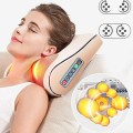 Gối massage cổ vai gáy hồng ngoại 16 bi cao cấp 