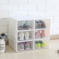 Hộp đựng giày dép bằng nhựa nắp đậy cứng trong suốt có lỗ thoáng khí