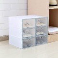 Hộp đựng giày dép bằng nhựa nắp đậy cứng trong suốt có lỗ thoáng khí