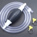 Dụng cụ bơm hút xăng dầu chất lỏng bóp tay có nút dừng tiện dụng