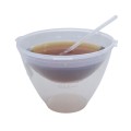 Bát ướp lạnh rượu dung tích 1,2L tặng kèm gáo múc cao cấp, Lõi nhựa