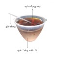 Bát ướp lạnh rượu dung tích 1,2L tặng kèm gáo múc cao cấp, Lõi nhựa