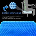 Đệm ngồi 3D silicon thoáng khí cao cấp