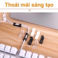Set 20 nút cố định dây điện có keo dán tiện dụng