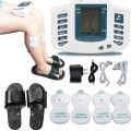 Máy massage xung diện 4 miếng dán kèm dép massage, Máy massage + 4 miếng dán