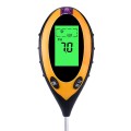 Máy đo độ pH, đo độ ẩm, ánh sáng, nhiệt độ của đất 4 trong 1 đa năng