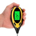 Máy đo độ pH, đo độ ẩm, ánh sáng, nhiệt độ của đất 4 trong 1 đa năng