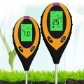 Máy đo độ pH, đo độ ẩm, ánh sáng, nhiệt độ của đất 4 trong 1 đa năng