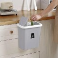 Thùng đựng rác treo tủ bếp tiện lợi đa năng, Màu trắng