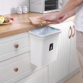 Thùng đựng rác treo tủ bếp tiện lợi đa năng, Màu trắng