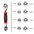 Cờ lê, mỏ lết đa năng 8 đầu xoay 360 độ