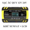 Bộ sạc ắc quy thông minh FOXSUR 12V 24V ngắt tự động