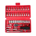Bộ dụng cụ mở bu lông ốc vít 46 chi tiết thép không gỉ cao cấp