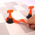Bộ 50 ke vít cân bằng ốp phẳng gạch tặng cờ lê móc tiện dụng