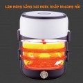 Hộp cơm giữ nhiệt cắm điện 3 tầng hâm nóng thức ăn nhanh