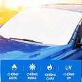 Bạt che nắng kính lái xe ô tô 3 lớp tráng nhôm cách nhiệt