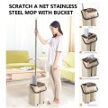 Bộ cây lau nhà 360 độ tự vắt thông minh đa năng, Bộ cây lau nhà kèm thùng vắt