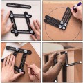 Thước đo 6 góc gấp kiêm định vị đa năng