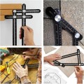 Thước đo 6 góc gấp kiêm định vị đa năng