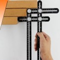 Thước đo 6 góc gấp kiêm định vị đa năng