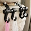 Móc treo đồ đôi đa năng sau ghế ô tô chịu lực tốt