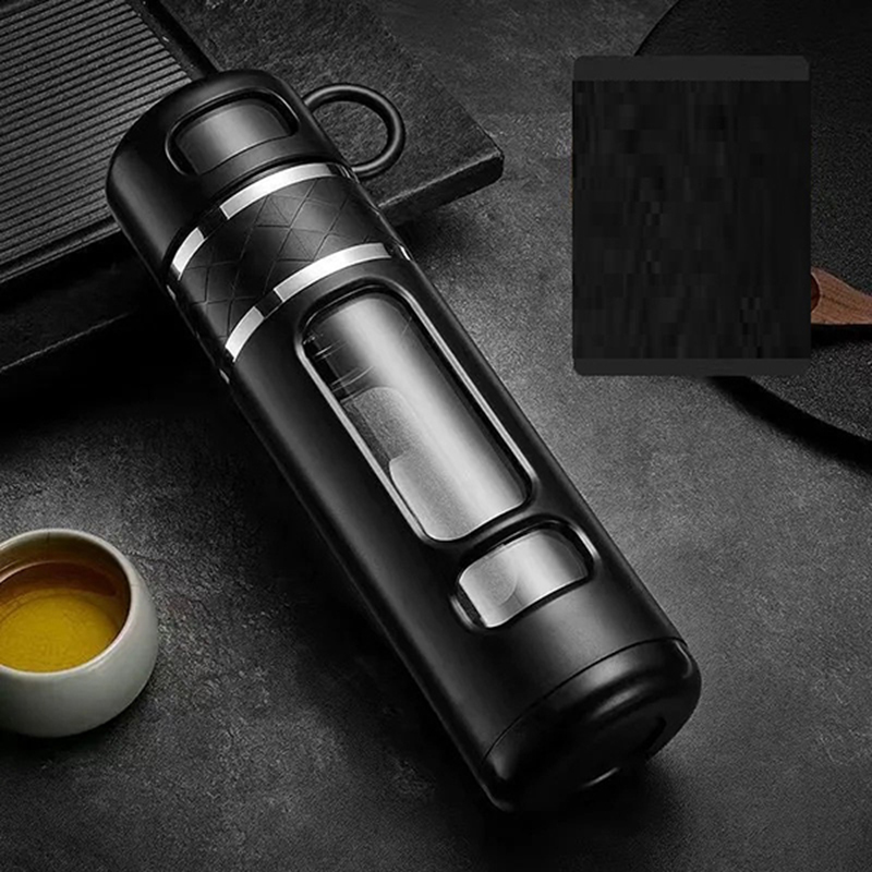 Bình pha trà thủy tinh 2 lớp có lõi lọc trà tiện lợi