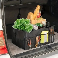 Túi vải đựng đồ để cốp ô tô nhiều ngăn có thể gấp gọn