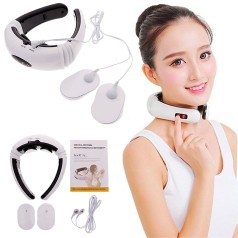 Máy massage cổ vai gáy 3D tích hợp xung điện 2 miếng dán