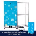 Tủ sấy quần áo 2 ngăn cao cấp kèm điều khiển