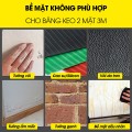 Băng dính cường lực 2 mặt siêu dinh chịu lực, Loại 1cm