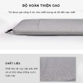 Túi chống sốc laptop, macbook, ultrabook chống thấm tiện dụng, Màu ghi - Size 14 inch