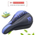Vỏ bọc yên xe đạp thoáng khí đệm mút êm ái, Màu đen phối tím