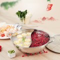 Nồi lẩu 2 ngăn đường kính 32cm dùng cho mọi loại bếp