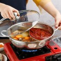 Nồi lẩu 2 ngăn đường kính 32cm dùng cho mọi loại bếp
