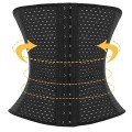 Đai gen nịt bụng 4 thanh chống cuộn giảm eo hiệu quả, Màu đen - Size L (50-60kg)