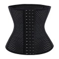 Đai gen nịt bụng 4 thanh chống cuộn giảm eo hiệu quả, Màu đen - Size L (50-60kg)