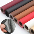 Miếng dán vá đồ da PU tự dính kích thước 138 x 100cm, Màu đen