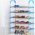 [Mẫu mới] Kệ giày dép 5 tầng khung hợp kim chắc chắn lắp ghép tiện lợi