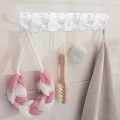 Thanh 6 móc dán treo tường siêu chắc