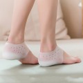 Tất độn đế silicon đệm gót chân tăng chiều cao 3cm, 1 đôi