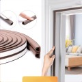 Ron dán khung cửa, lấp kín khe hở, cách âm, chống thoát hơi lạnh, Màu nâu - Loại 5m