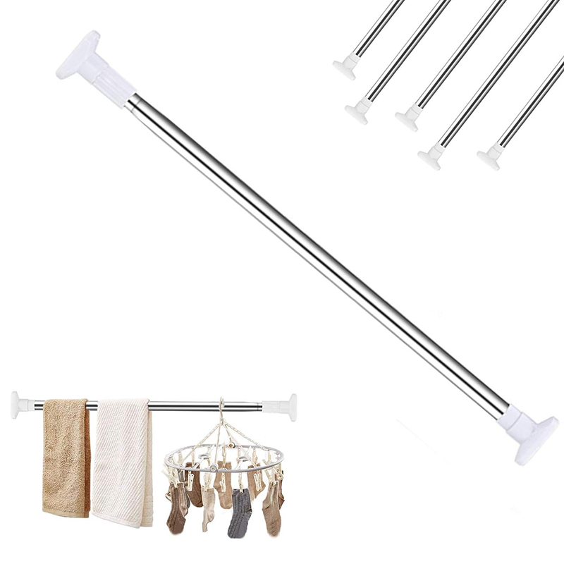 Thanh treo rèm cửa, quần áo đa năng không cần khoan tường