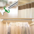Thanh treo rèm cửa, quần áo đa năng không cần khoan tường, Thanh 70-120cm	