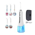 Máy tăm nước cầm tay cao cấp HF-9P kèm 5 đầu tăm vệ sinh răng miệng