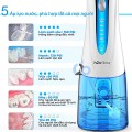 Máy tăm nước cầm tay cao cấp HF-9P kèm 5 đầu tăm vệ sinh răng miệng