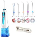 Máy tăm nước cầm tay cao cấp HF-9P kèm 5 đầu tăm vệ sinh răng miệng