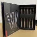 Hộp 5 đôi đũa thép không gỉ sang trọng chống cong vênh, nấm mốc