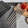 Hộp 5 đôi đũa thép không gỉ sang trọng chống cong vênh, nấm mốc