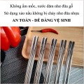 Hộp 5 đôi đũa thép không gỉ sang trọng chống cong vênh, nấm mốc