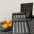 Hộp 5 đôi đũa thép không gỉ sang trọng chống cong vênh, nấm mốc